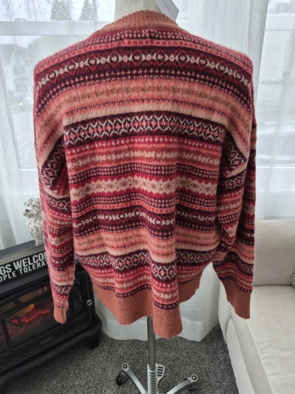 NWT $54 American Eagle womens xs ski sweater knit Whoa so Soft crew neck - Picture 4 of 7